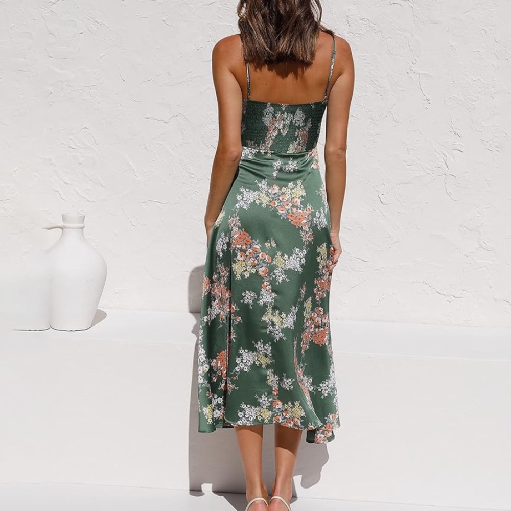 Floral Green Dress - Picture 7 of 7